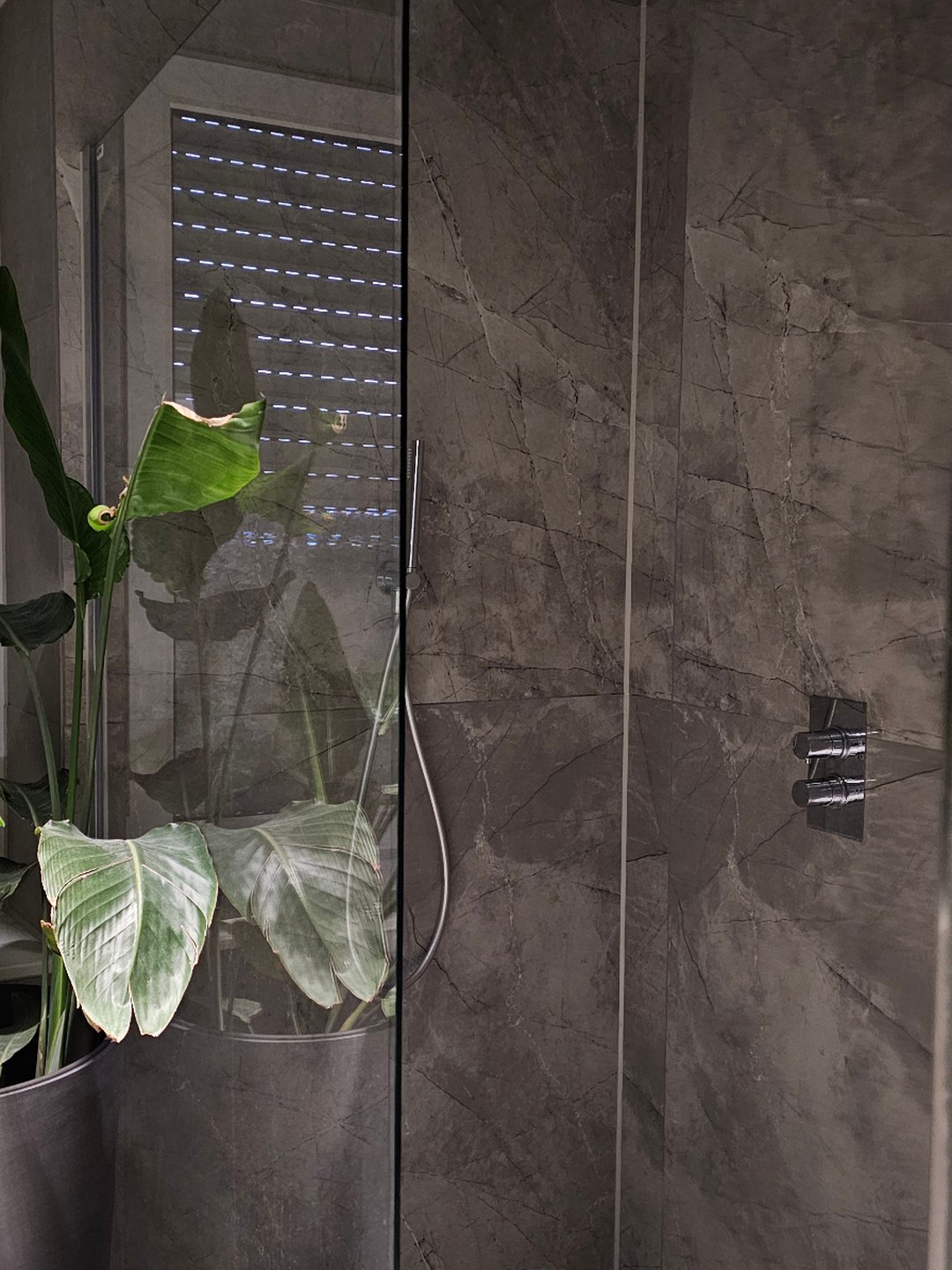 Walk-in shower — precision fit-out — after